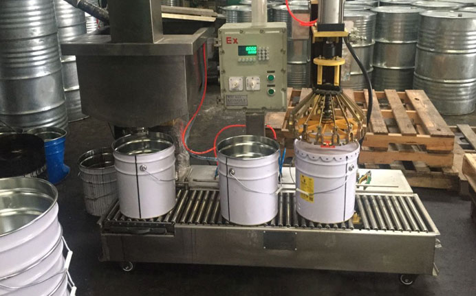 涂料灌裝機(jī)操作步驟